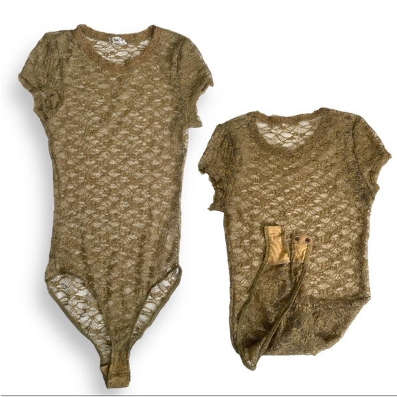 Rare Color! Free People Pucker Up Baby Tee Bodysuit - Picture 5 of 5